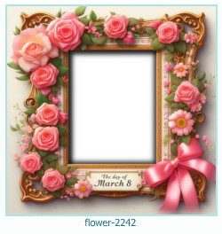 flower photo frame 2242