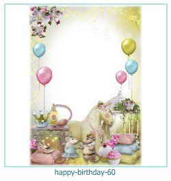 happy birthday frames 60